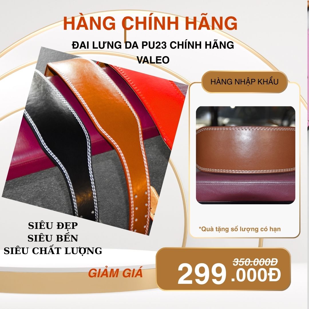 Đai lưng da PU23 chính hãng VALEO