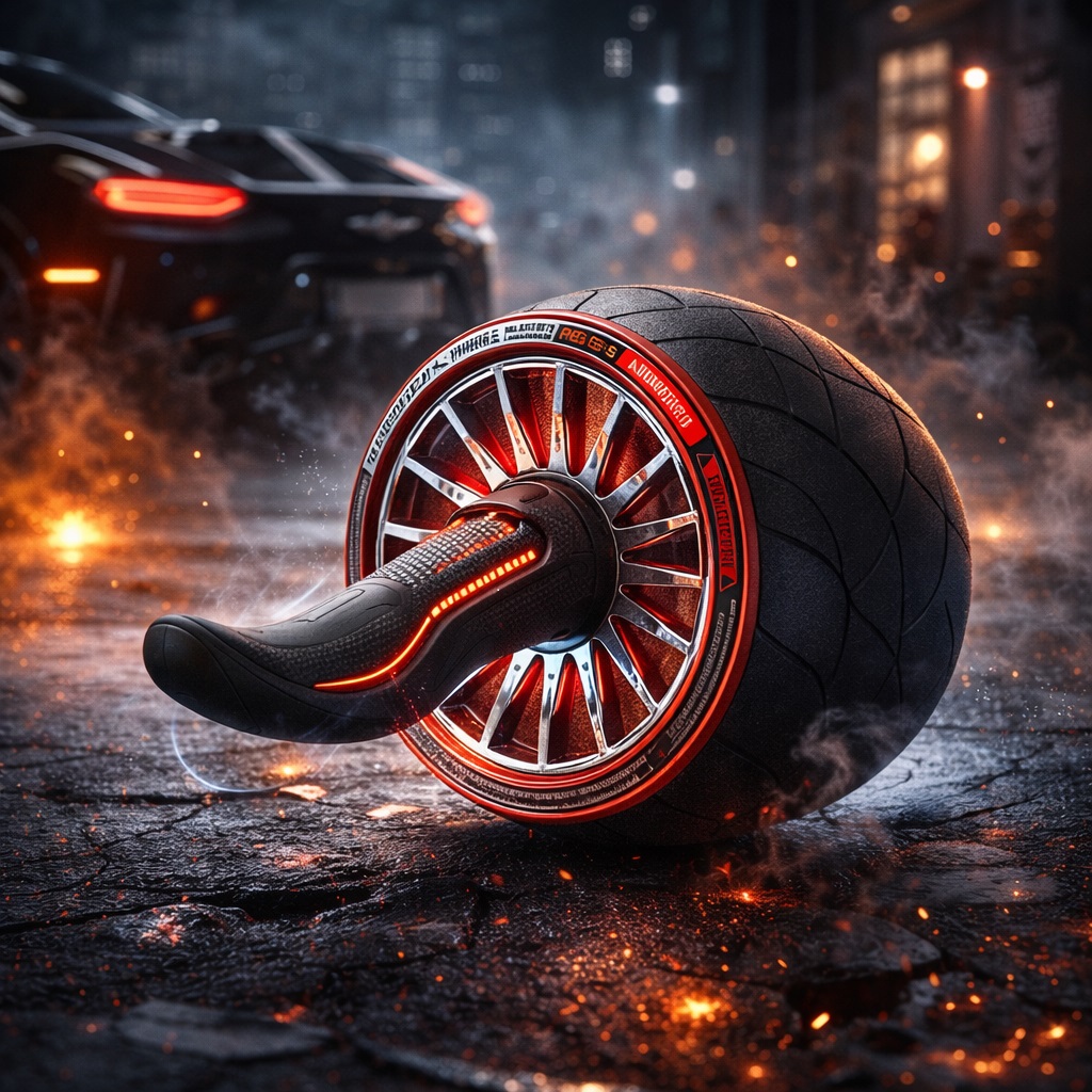 Con lăn tập bụng 1 bánh ab wheel trợ lực