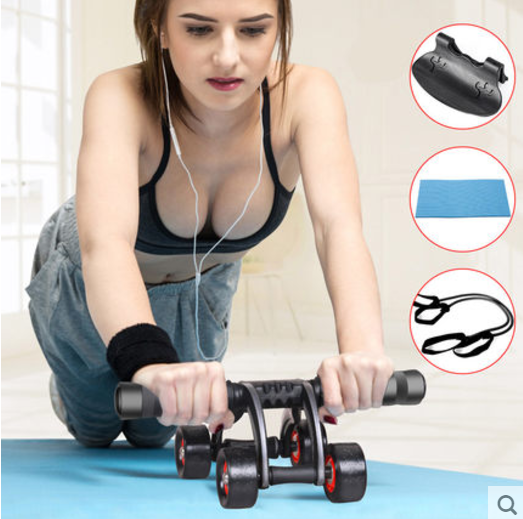 Con lăn tập bụng 4 bánh toàn thời gian