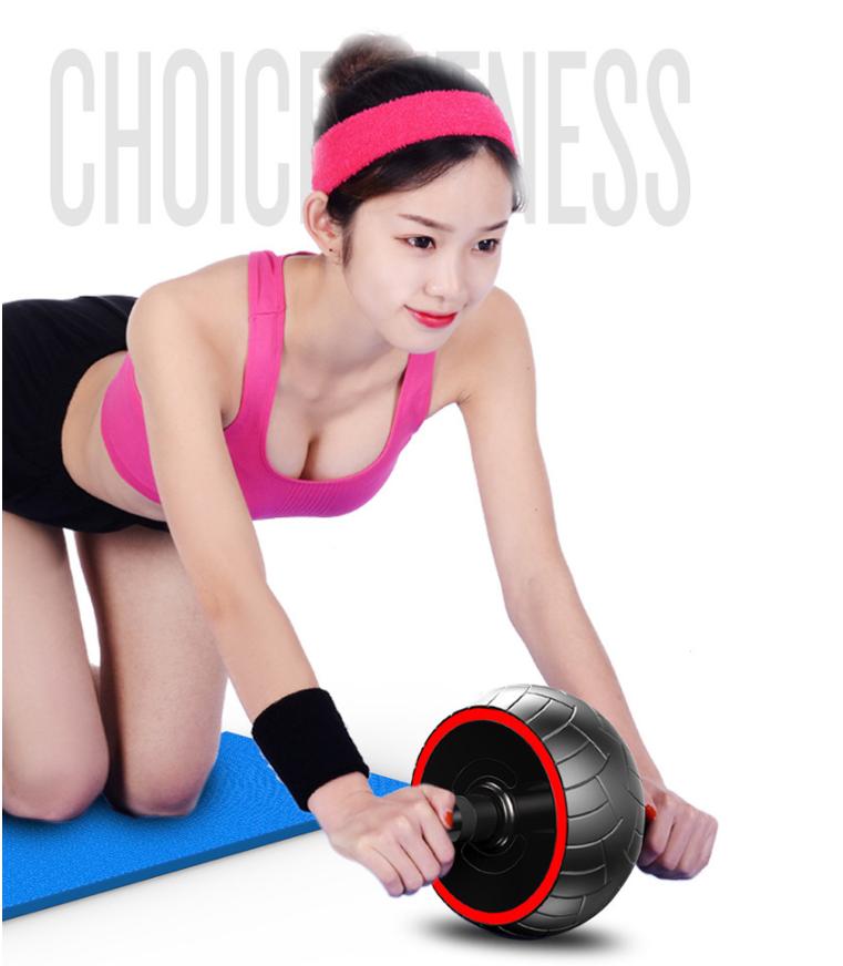 Con lăn tập bụng 1 bánh trợ lực đẩy cao cấp