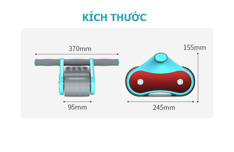 Con lăn tập bụng tank wheel oujian cao cấp