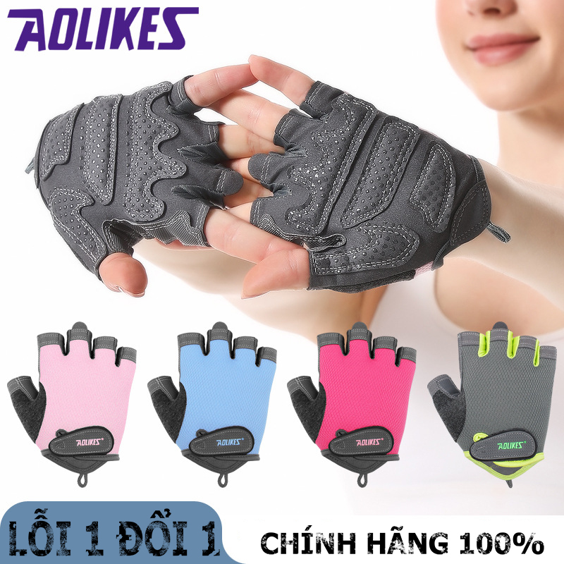 Găng tay gym nữ aolikes A112