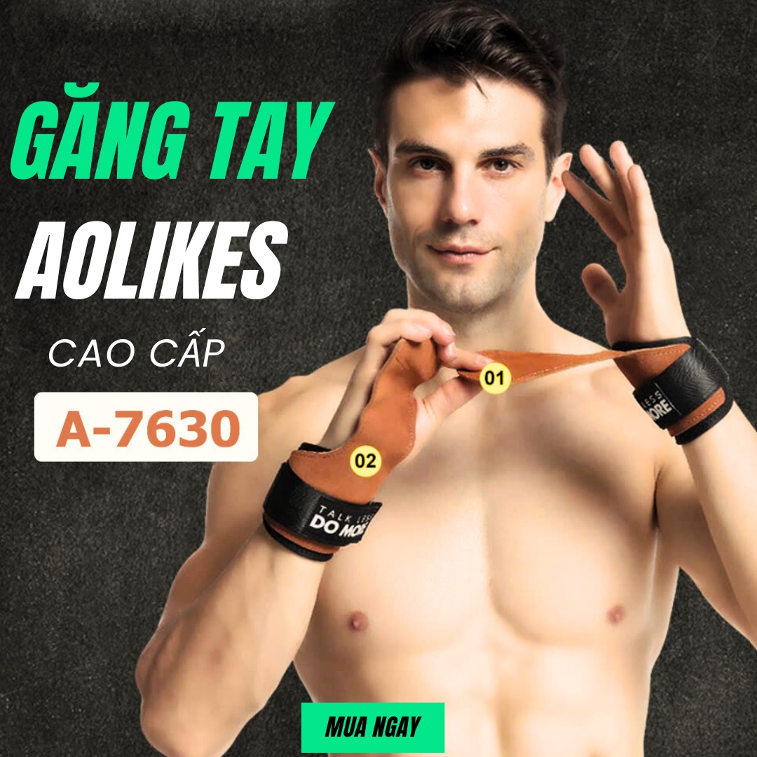 Găng tay cao cấp Aolikes nam nữ Do More Talk Less A7630