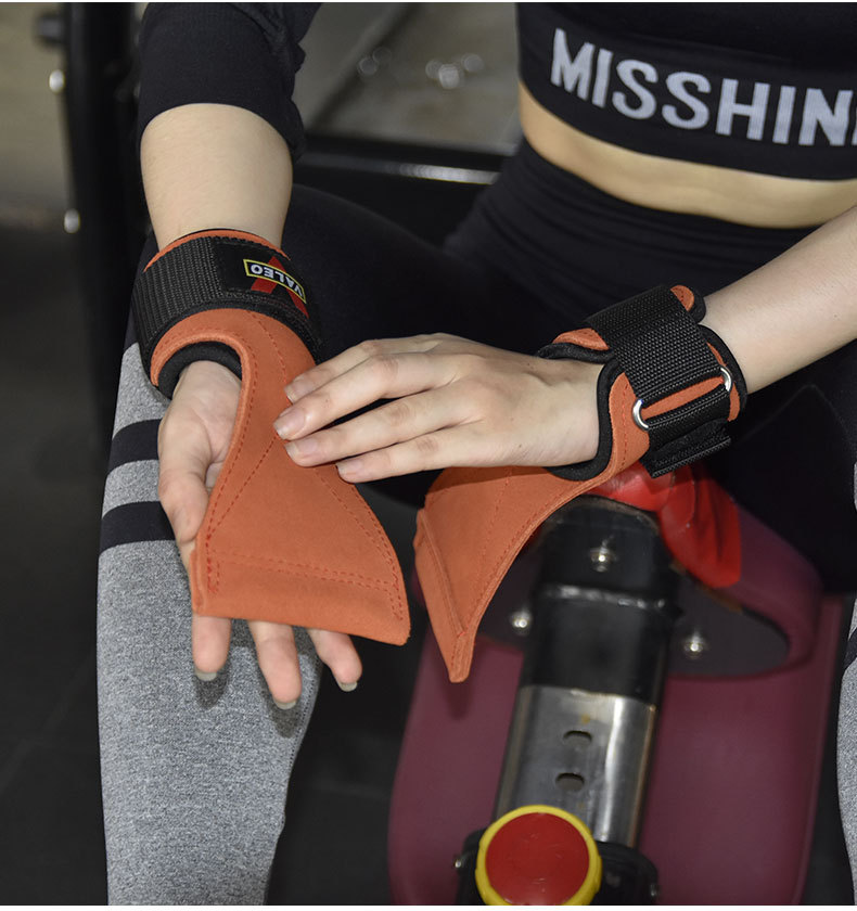 Găng tay gym Deadlift VALEO da bò cao cấp VL007-Z