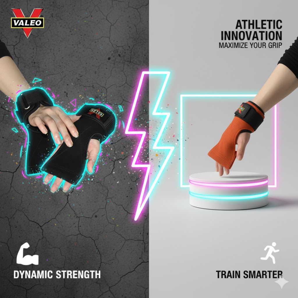 Găng tay gym Deadlift VALEO da bò cao cấp VL007-Z