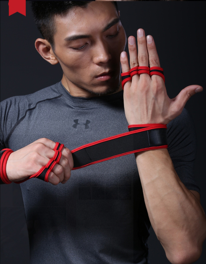 Găng tay tập gym nam nữ hở mu bàn tay