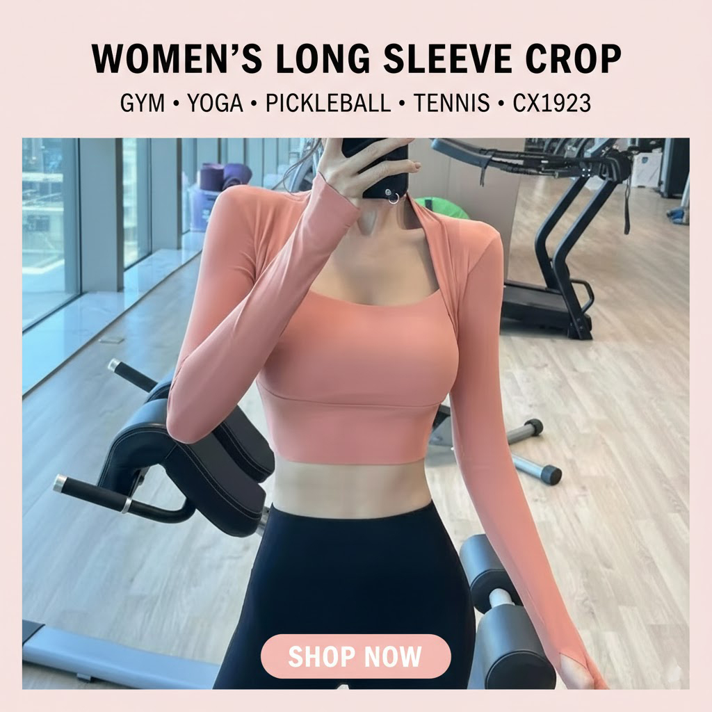 Áo croptop dài tay nữ CX1923