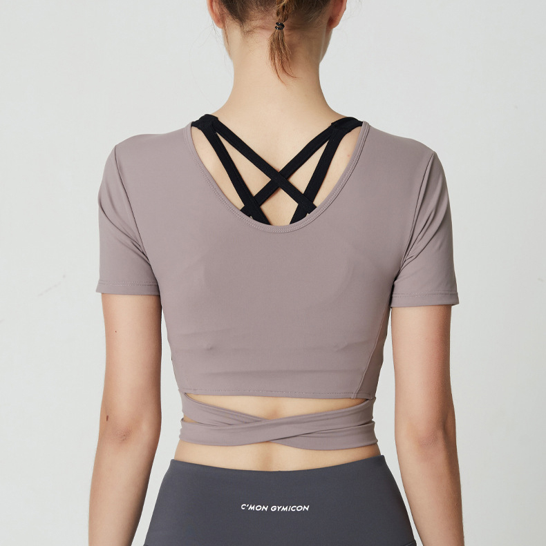 Áo croptop nữ đan dây sau lưng SY2250