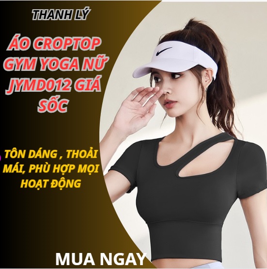 Áo croptop gym yoga nữ JYMD012