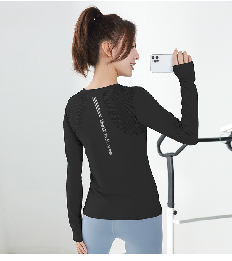 Áo dài tay gym yoga nữ JYYC001