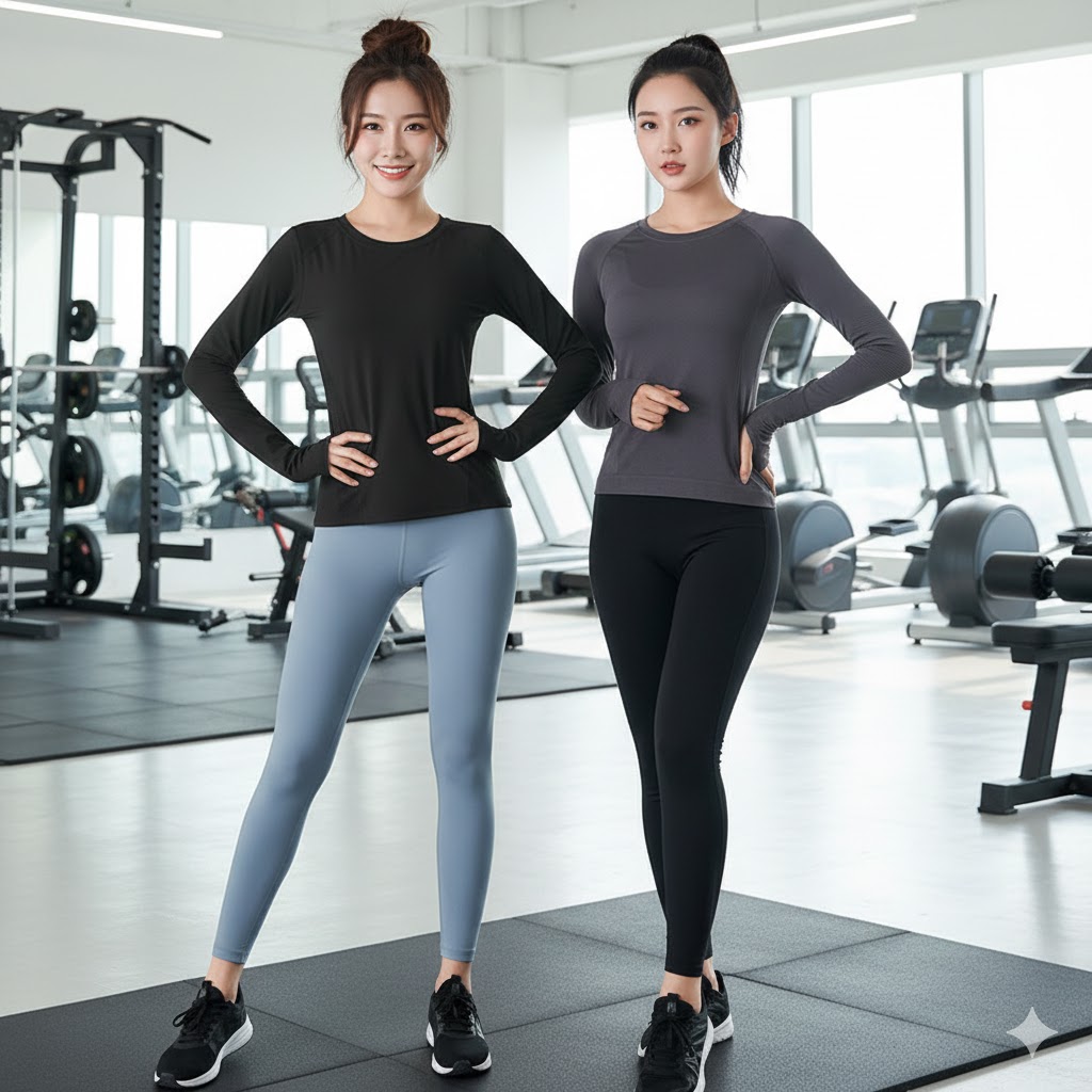 Áo dài tay gym yoga nữ JYYC001