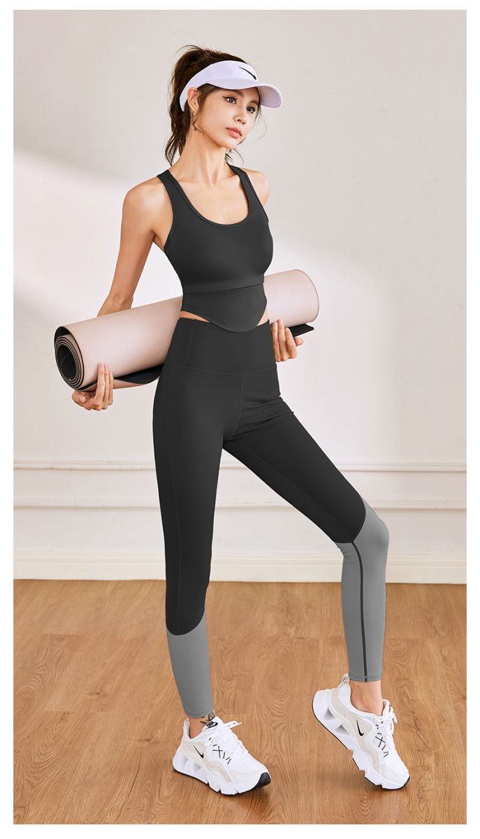 Fullset gym yoga nữ áo bra quần dài JYMB007 + JYMK037