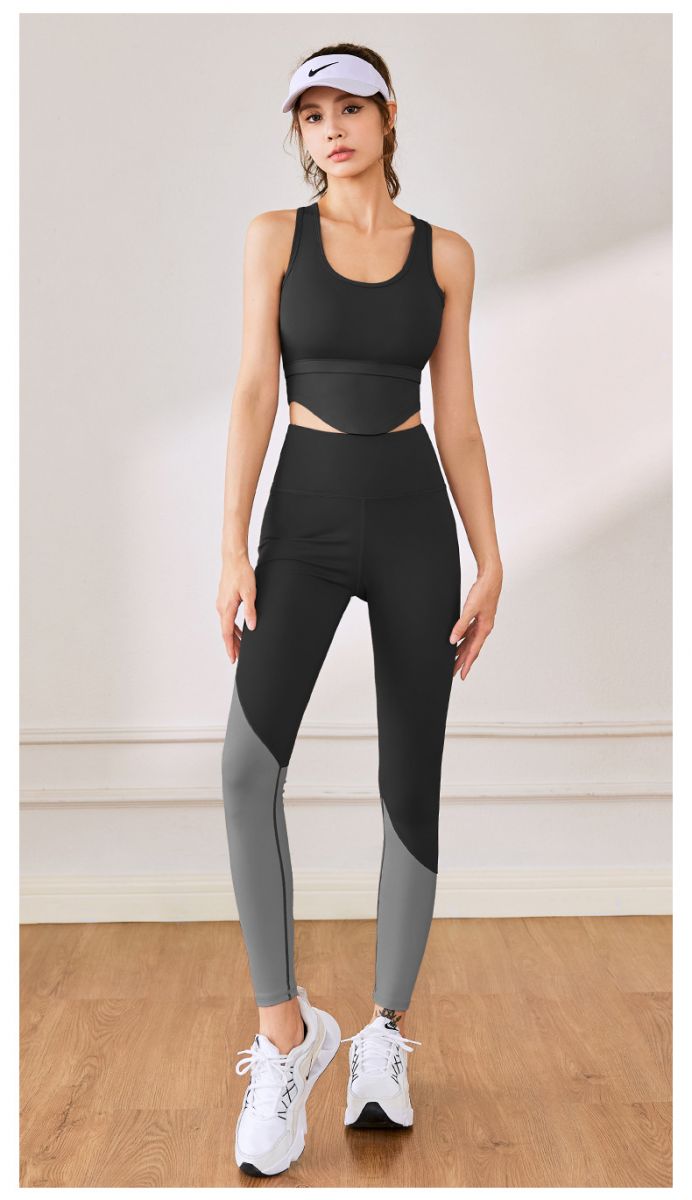 Fullset gym yoga nữ áo bra quần dài JYMB007 + JYMK037