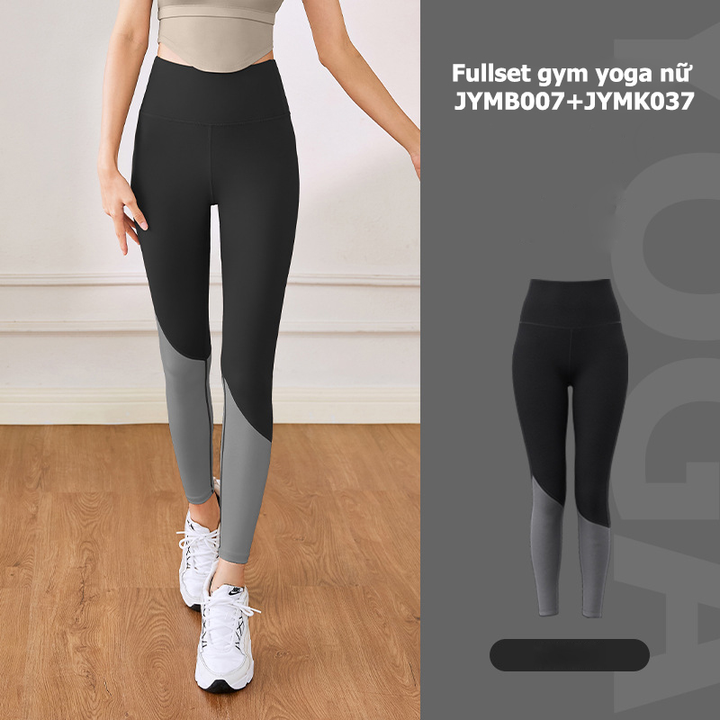 Fullset gym yoga nữ áo bra quần dài JYMB007 + JYMK037