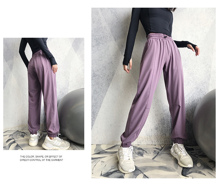 Quần dài gió nữ gym yoga aerobic CK908