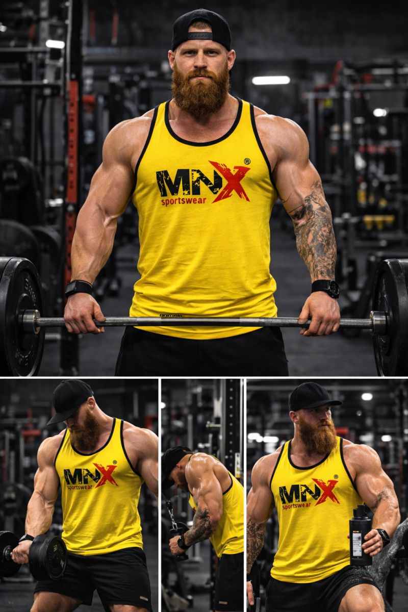 Ba lỗ gym nam MNX