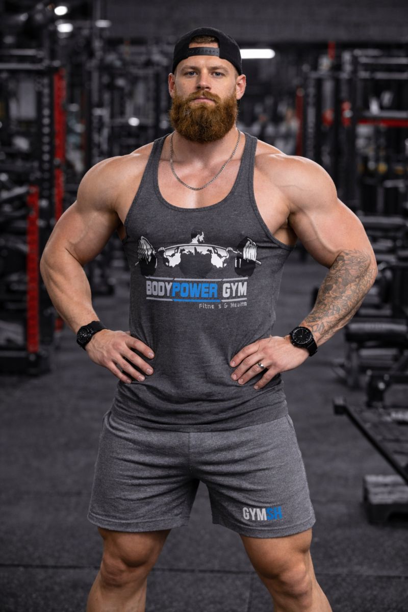 Ba lỗ nam dây nhỏ BODYPOWER GYM