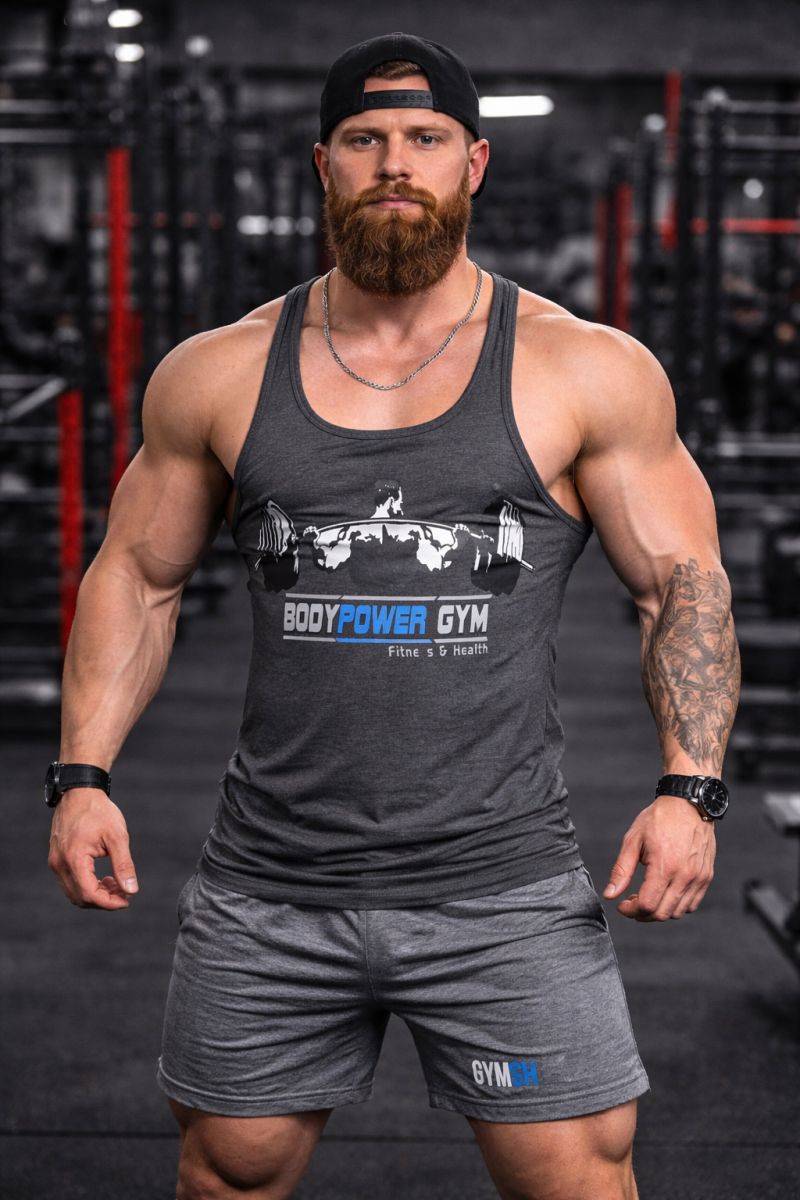 Ba lỗ nam dây nhỏ BODYPOWER GYM 
