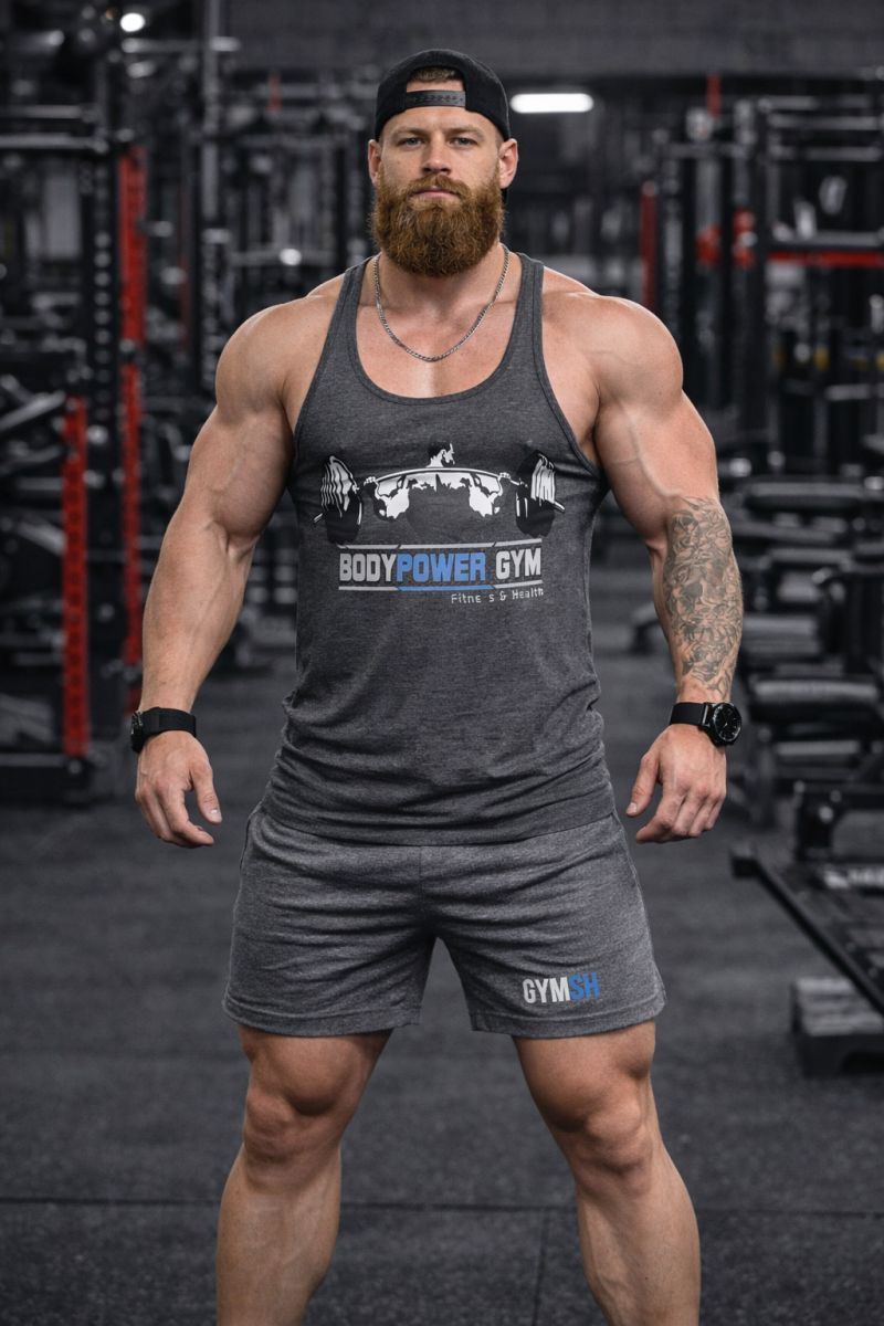 Ba lỗ nam dây nhỏ BODYPOWER GYM 