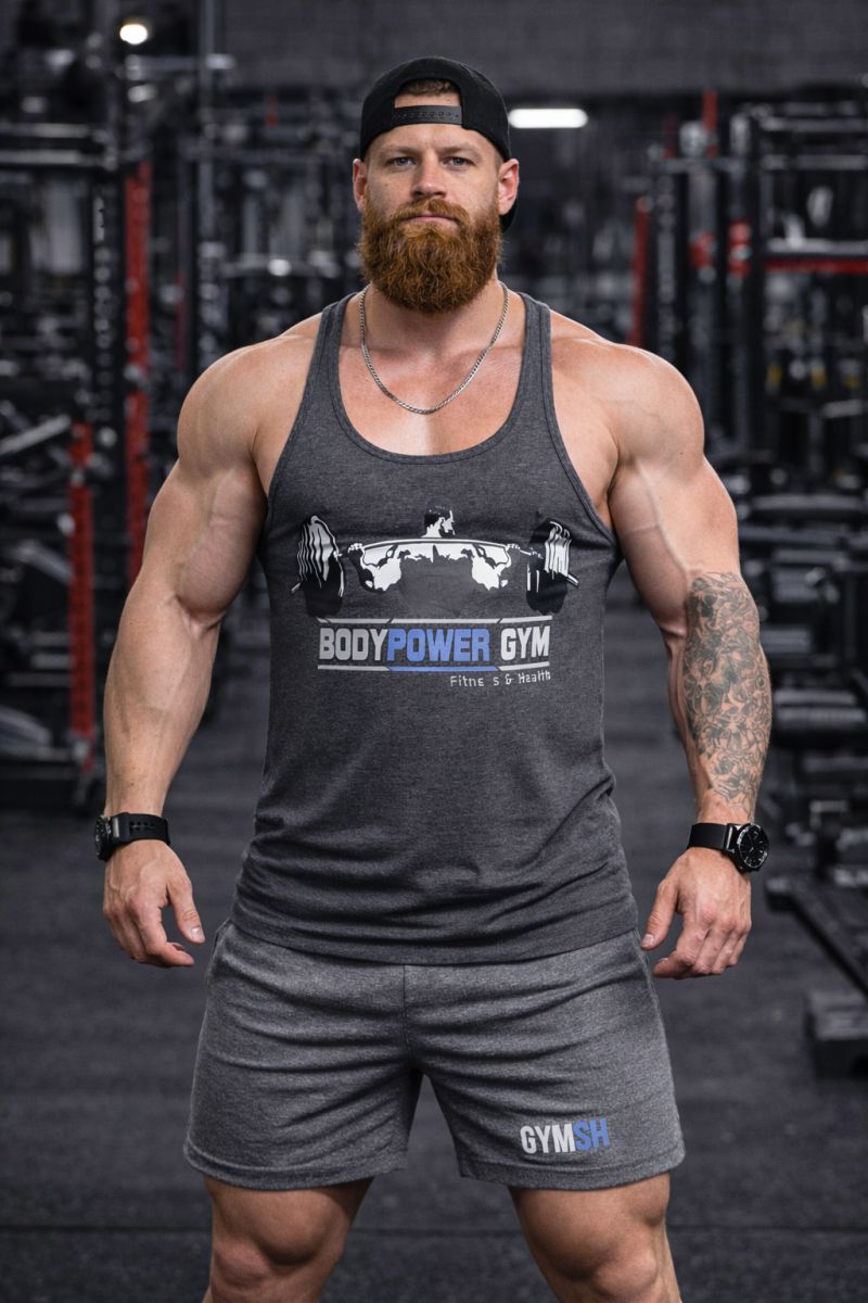 Ba lỗ nam dây nhỏ BODYPOWER GYM