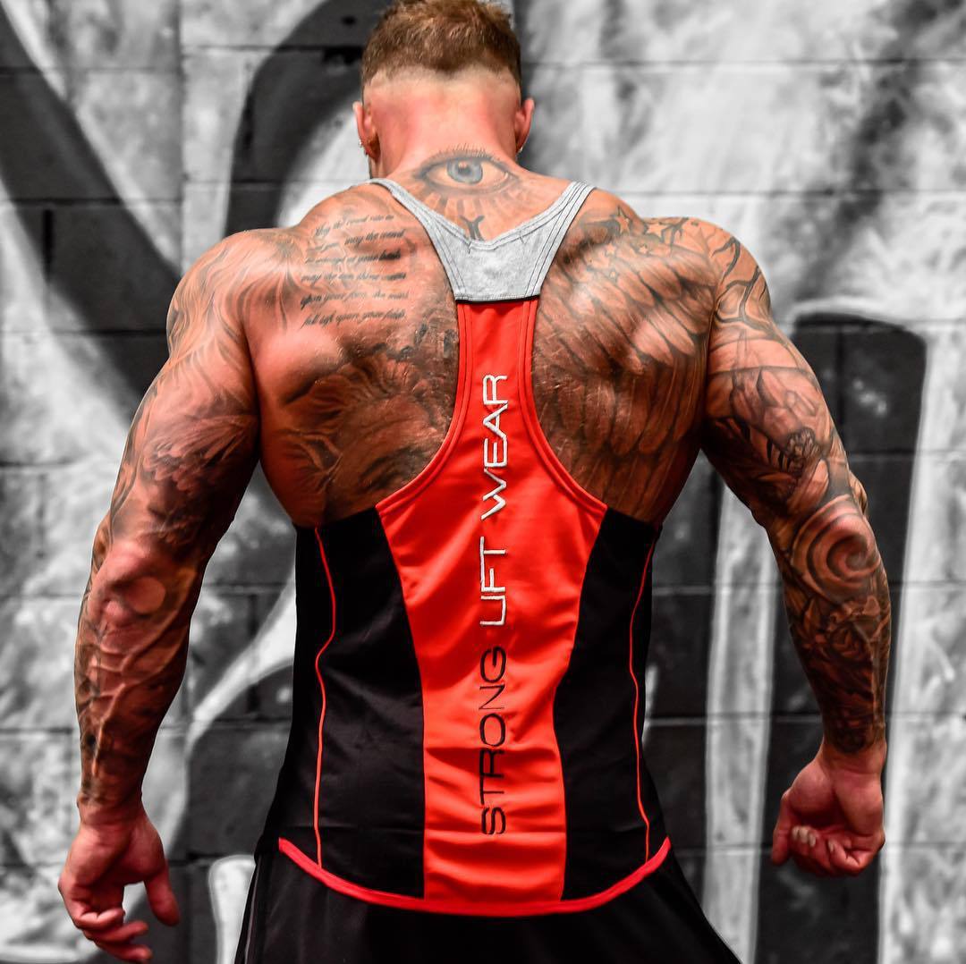 Áo ba lỗ Strong Lift Wear phối cao cấp