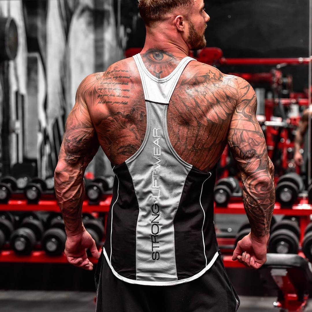 Áo ba lỗ Strong Lift Wear phối cao cấp