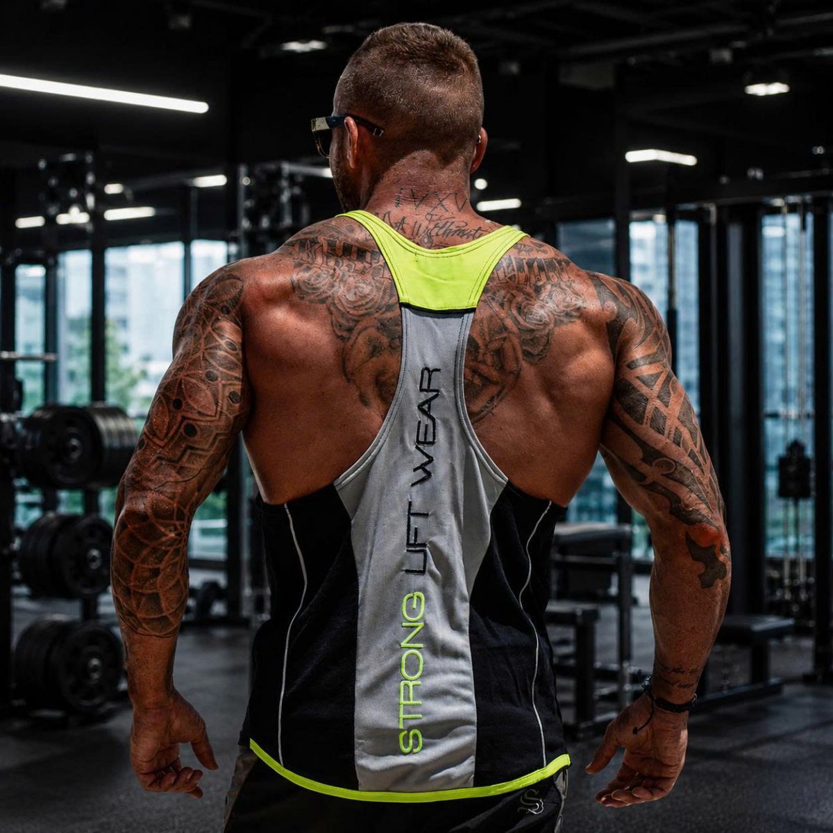 Áo ba lỗ Strong Lift Wear phối cao cấp