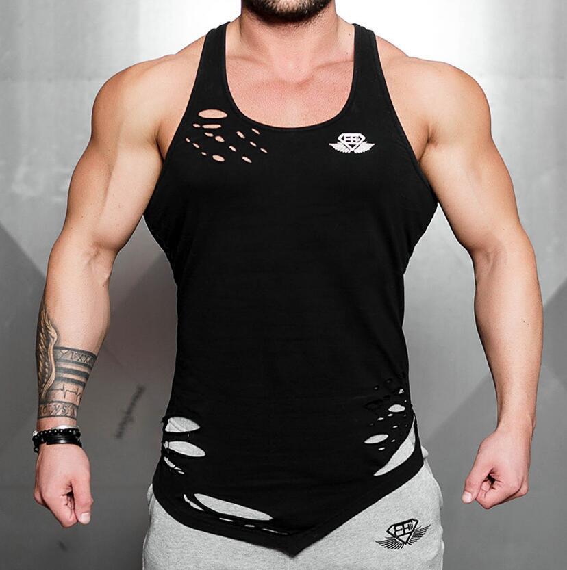 Áo ba lỗ tập gym nam Body engineers vạt chéo 