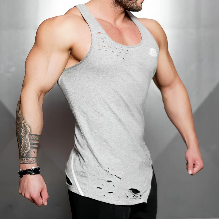 Áo ba lỗ tập gym nam Body engineers vạt chéo 