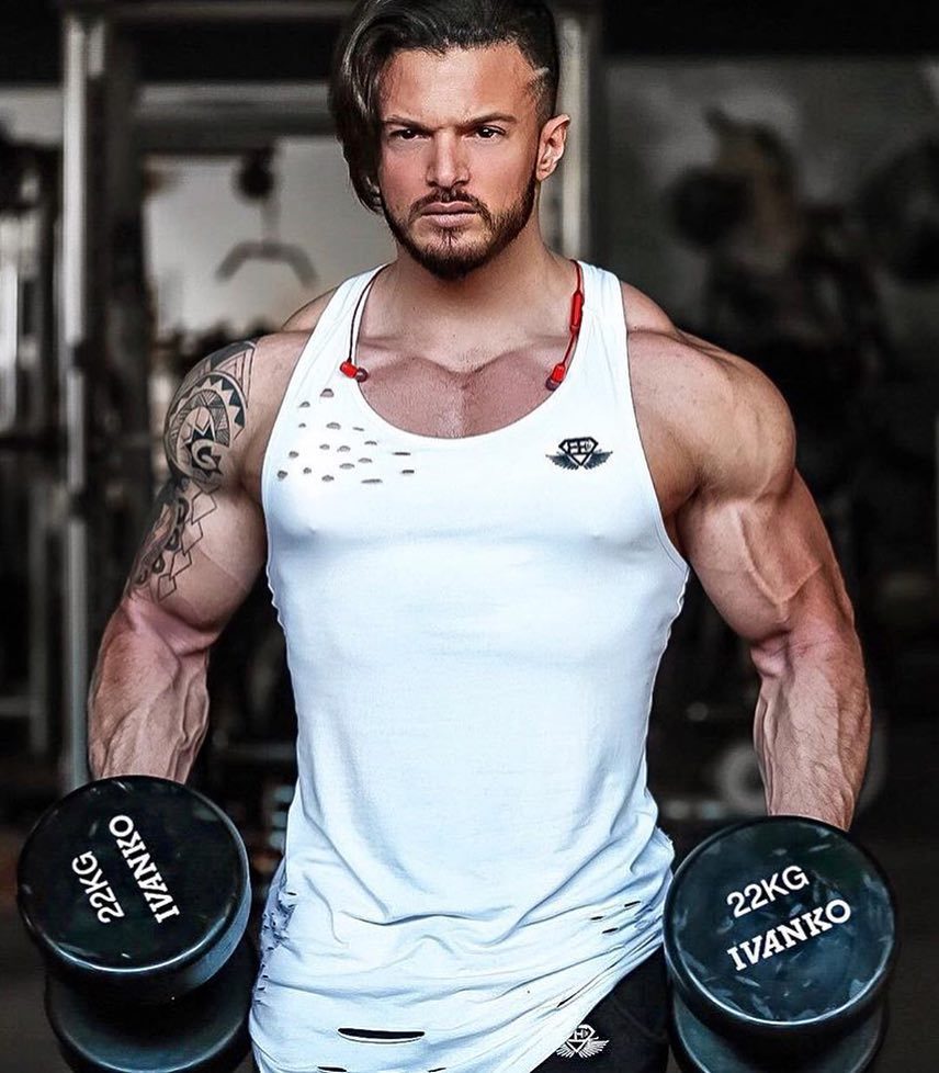 Áo ba lỗ tập gym nam Body engineers vạt chéo 