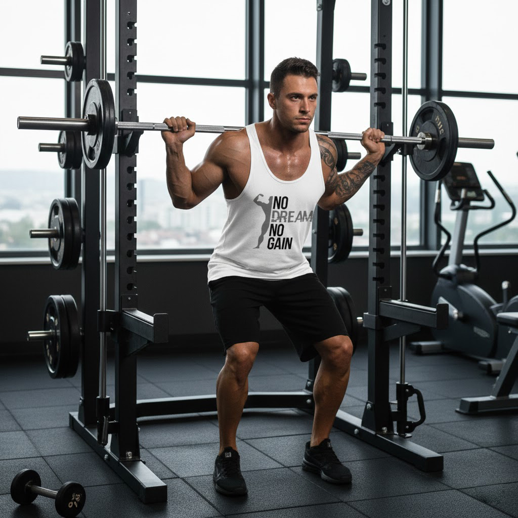Ba lỗ gym nam No Dream No Gain