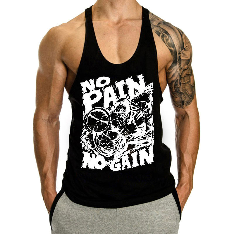 Ba lỗ gym nam No Pain No Gain