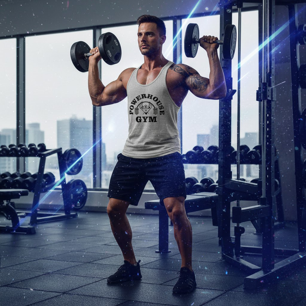 Ba lỗ gym nam Powerhouse Gym
