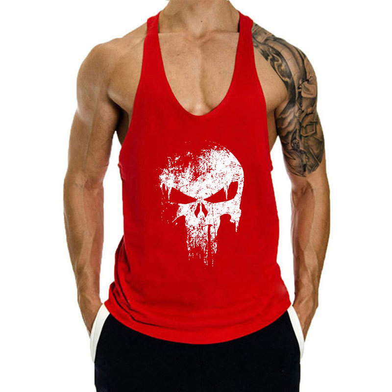 Ba lỗ gym nam Skull