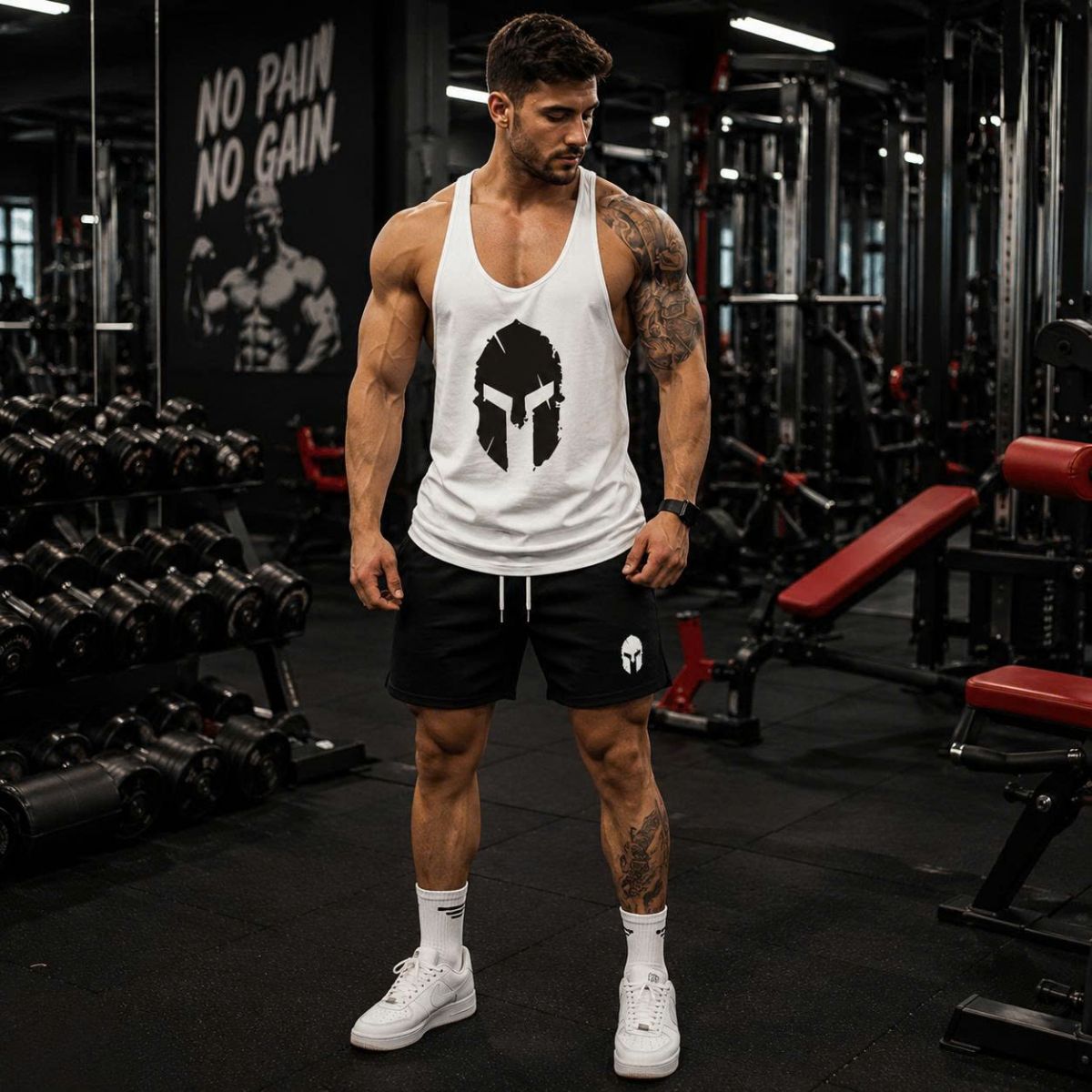 Ba lỗ gym nam Spartafit