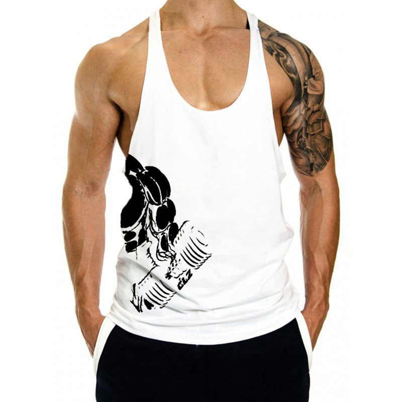 Ba lỗ gym nam bodybuilding athlete