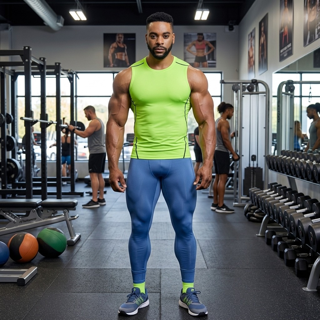 Ba lỗ sát nách gym nam chạy viền D1981