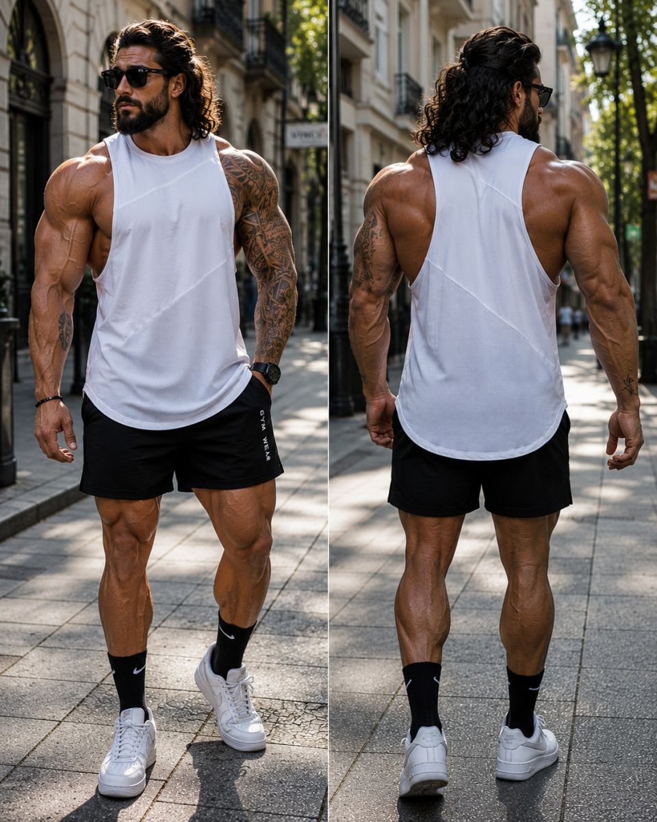 Tanktops gym nam 6 mảnh ASRV-20M125