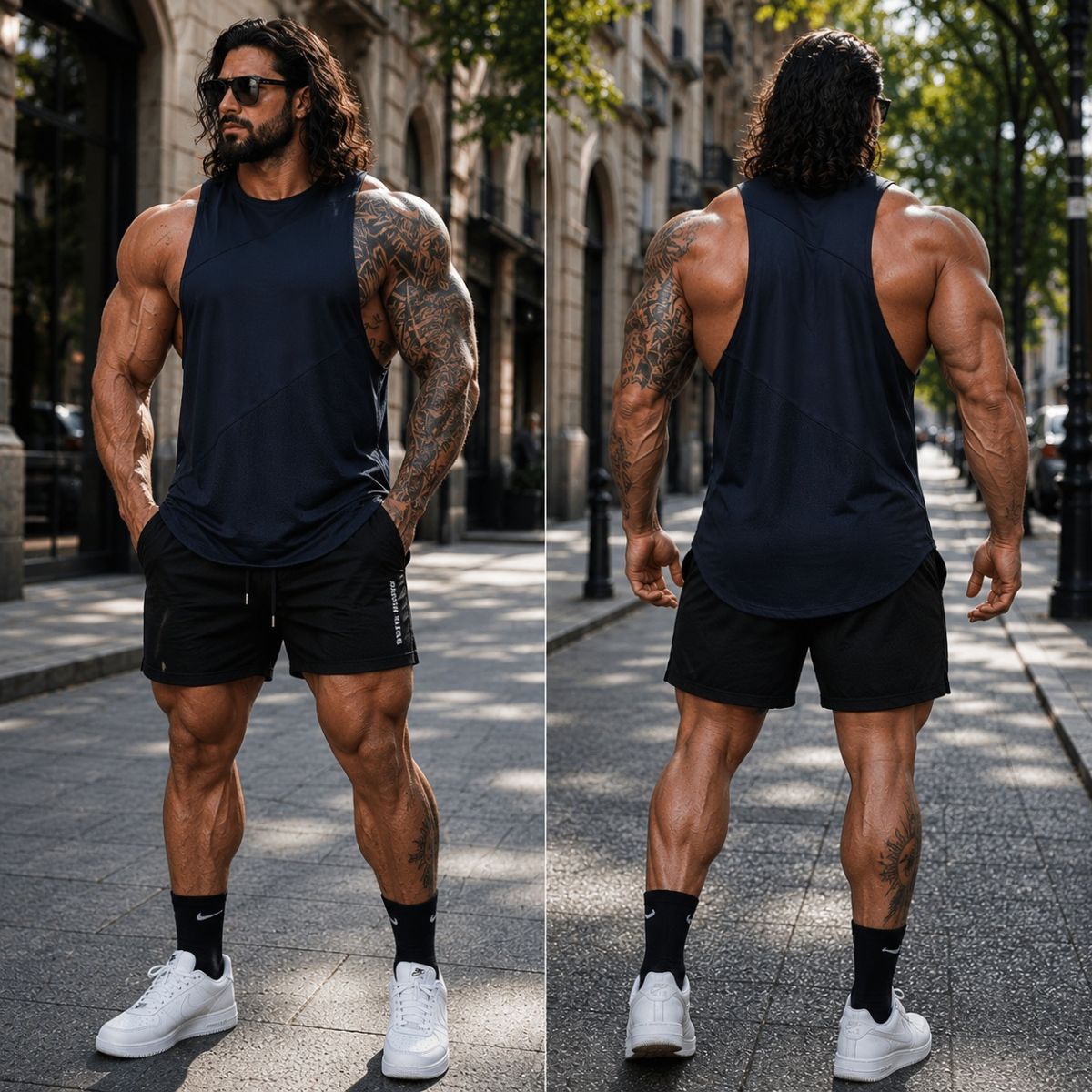 Tanktops gym nam 6 mảnh ASRV-20M125