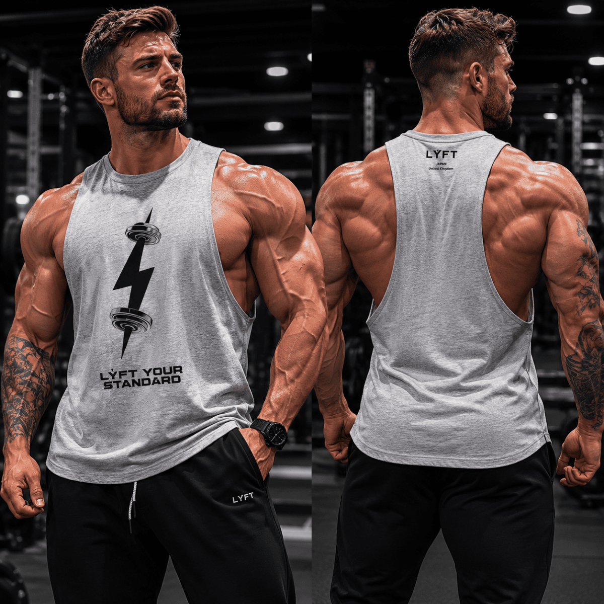 Tanktops gym nam LYFT Your Standard