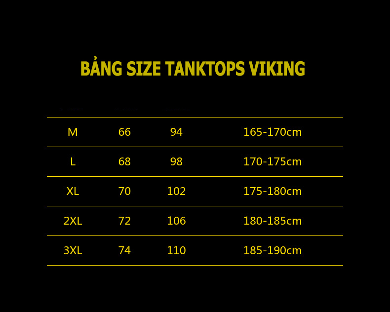 Tanktops gym nam VIKING