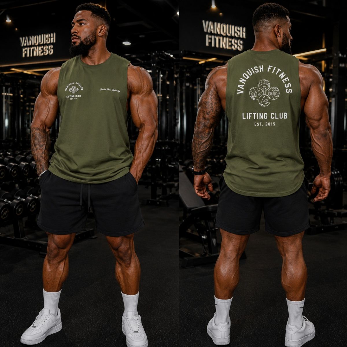 Tanktops gym nam Vanquish Fitness Lifting Club