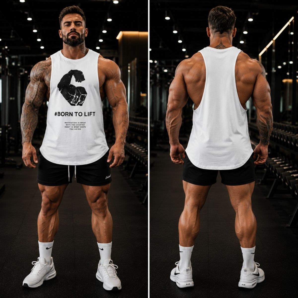 Tanktops gym nam Born To Lift