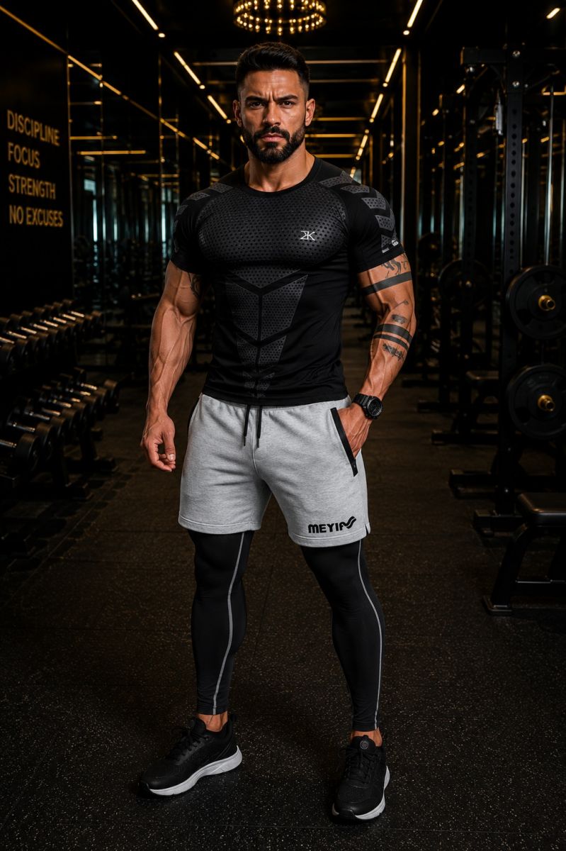 Áo cộc tay gym nam ZK - Bulking cao cấp