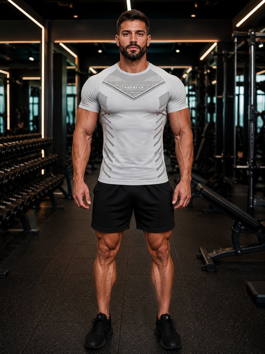 Cộc tay gym nam YOUNGLA Pro