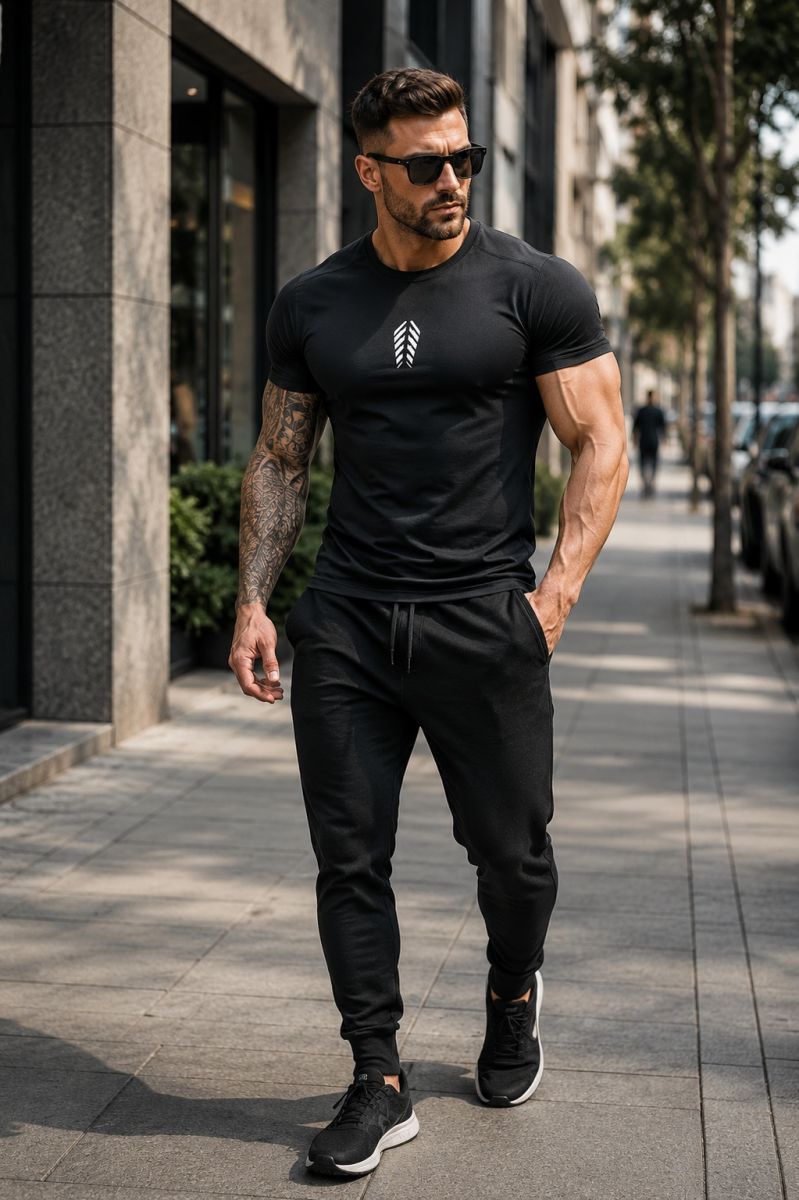 Cộc tay gym nam body G-Oufit MY17810
