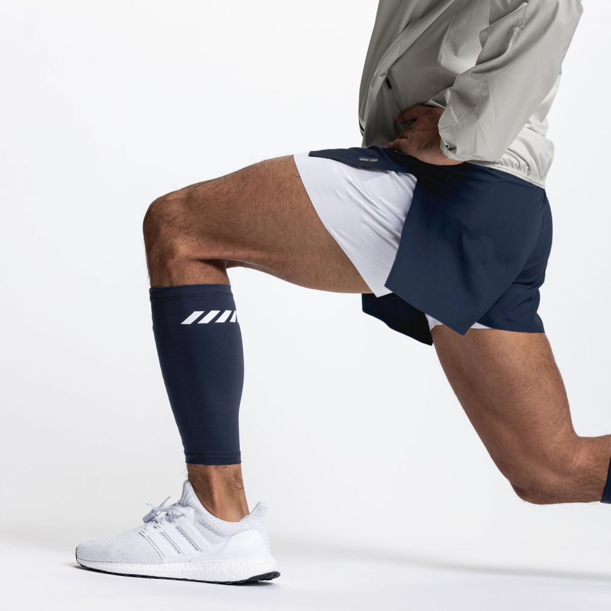 Quần short gym nam 2 lớp 2logo ASRV-DSG 0603
