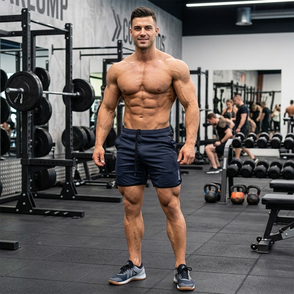 Quần Short nam xẻ viền tà GEKM