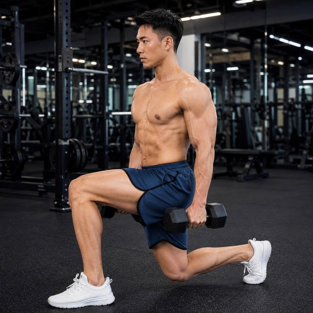 Quần Short nam xẻ viền tà GEKM