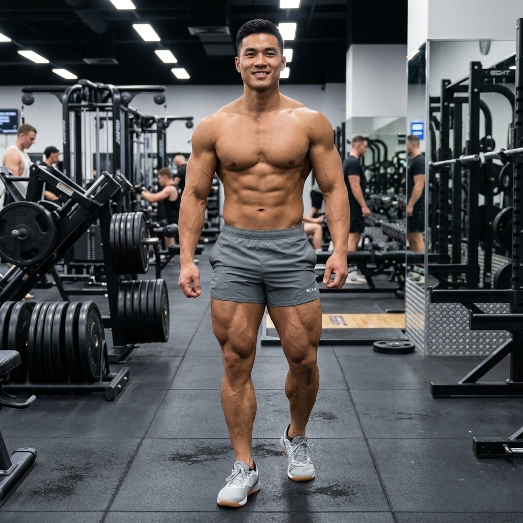 Quần Squat xẻ đùi vải gió ECHT